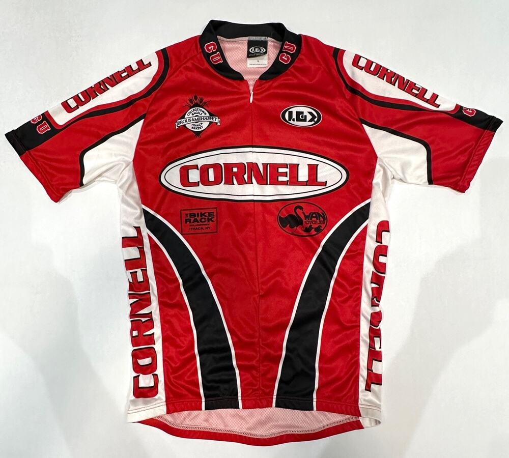 Louis Garneau Cornell Cycling Bike Jersey Women's Medium 100% Polyester 3/4 Zip